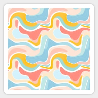 Autumn Nostalgia: Retro Pastel Doodle Delight Sticker